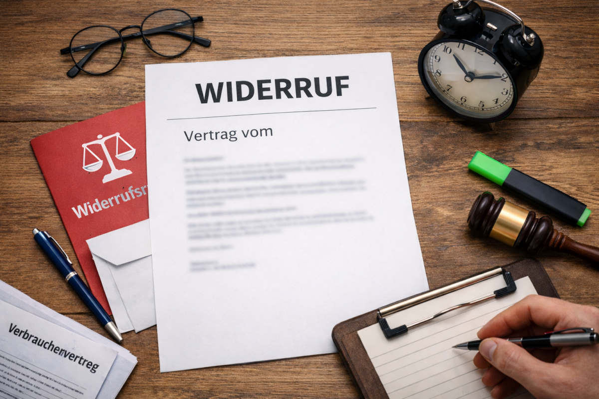 Vertrag widerrufen – Fristen, Rechte und Vorlage